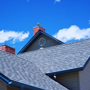 Shot of a roof under a hot summer sun